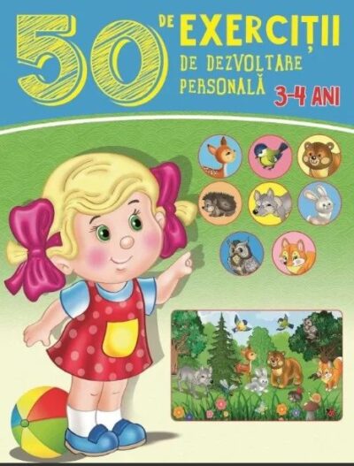 50 de Exerciții de dezvoltare personala 3-4 ani