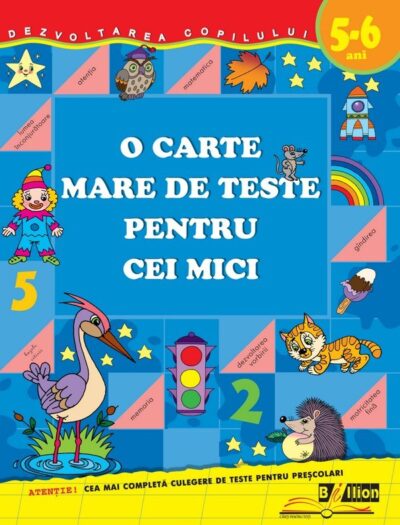 O carte mare de teste 5-6 ani