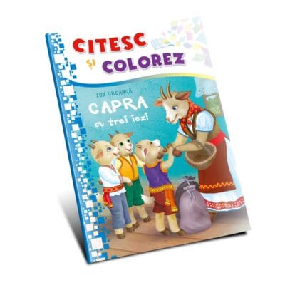 Citesc și colorez. Capra cu trei iezi