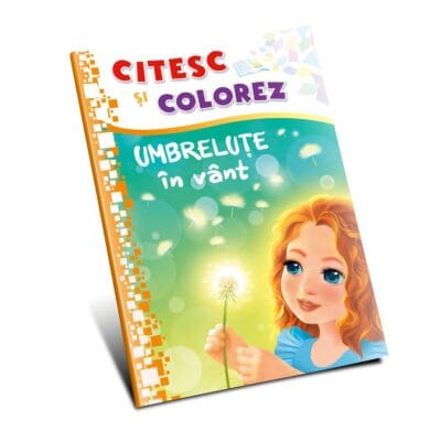 Citesc și colorez Umbreluțe în Vânt