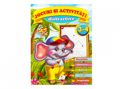 Jocuri și activități distractive 3- 4 ani